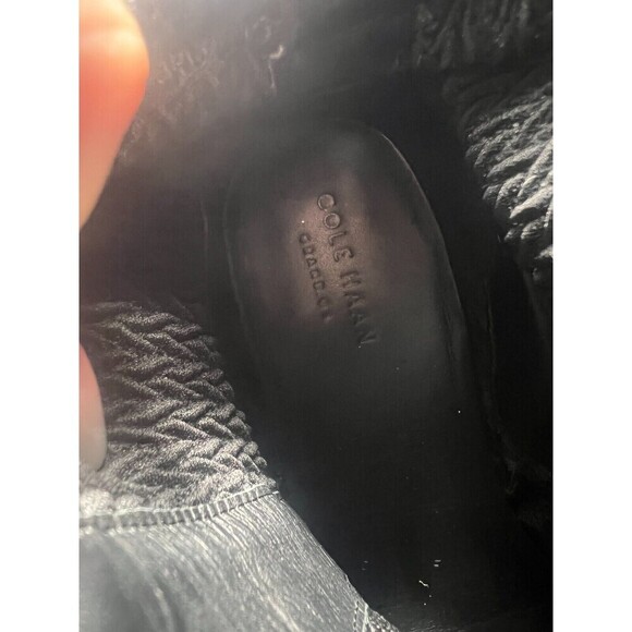 Cole Haan Aylin Ankle Bootie Womens Size 9B Black Leather Pointed Toe Stretch - Picture 7 of 10